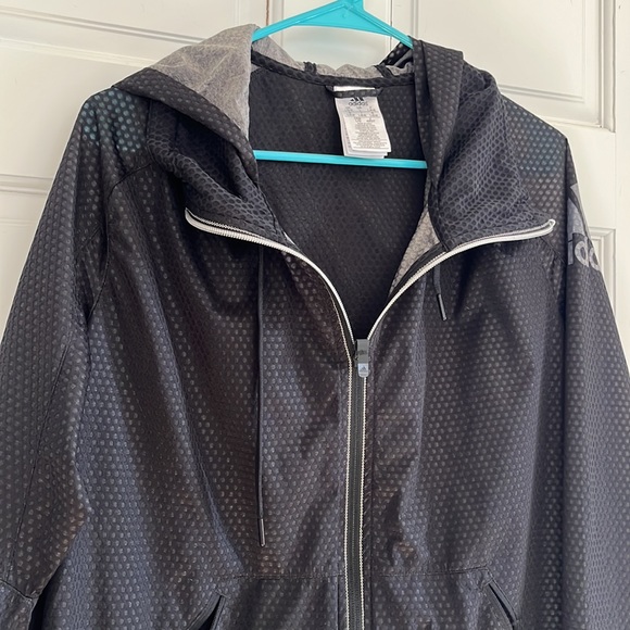 Adidas Windbreaker Jacket w/ Hood - Picture 3 of 4